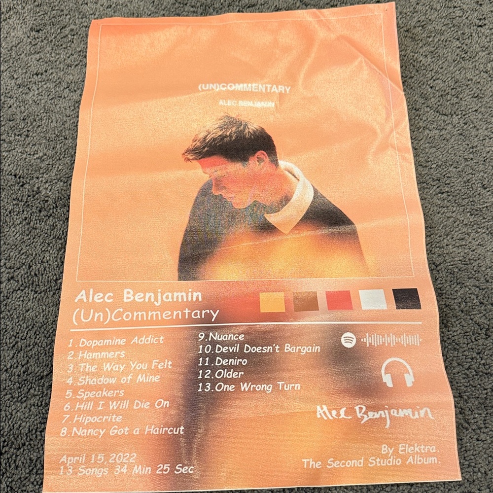 Alec Benjamin wall art posters 2 piece - Picture 2 of 3